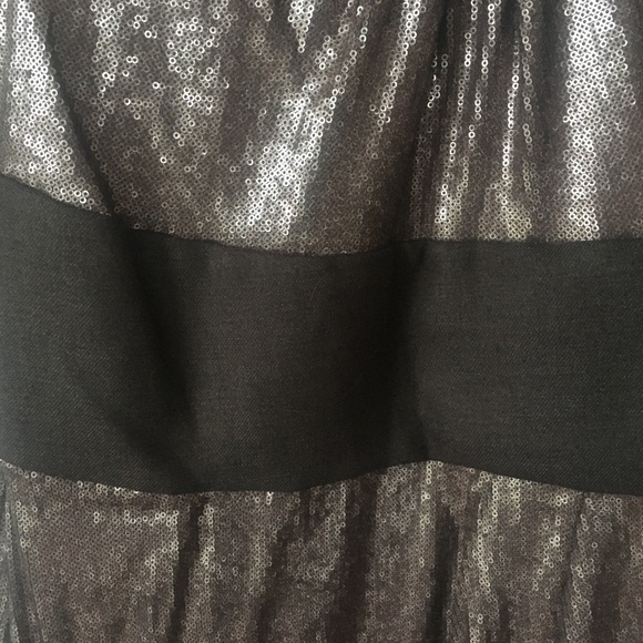 NWOT Rose Gold Sequin Badgley Mischka Dress - Picture 6 of 8